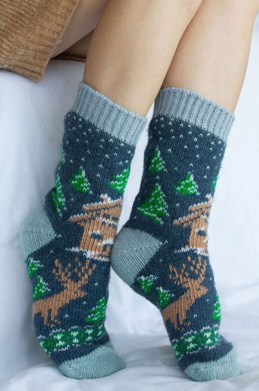 Women's wool socks Happyfox