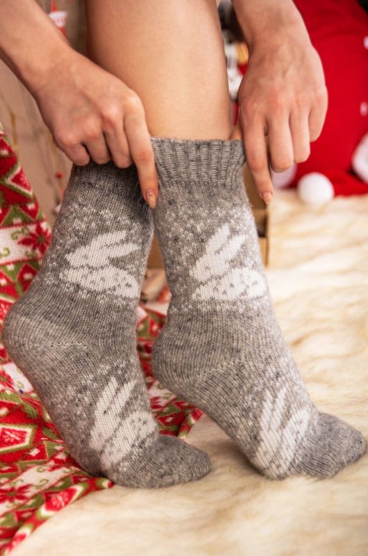 Women's wool socks Happyfox