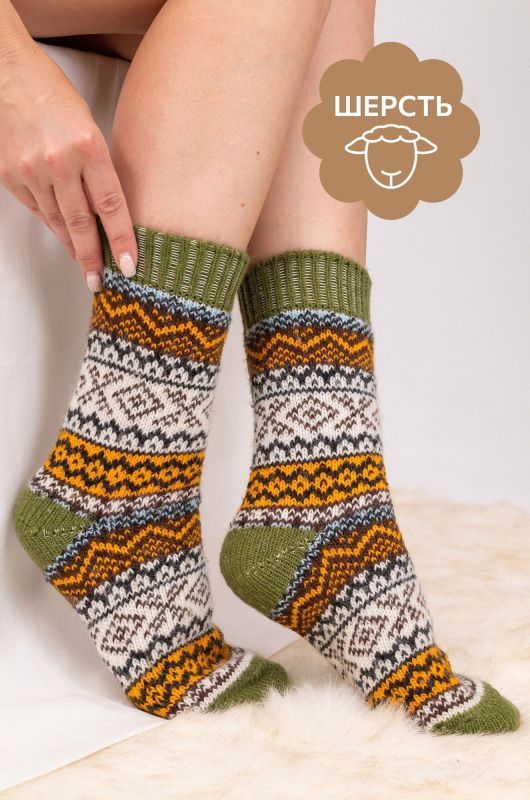 Women's woolen socks Happyfox