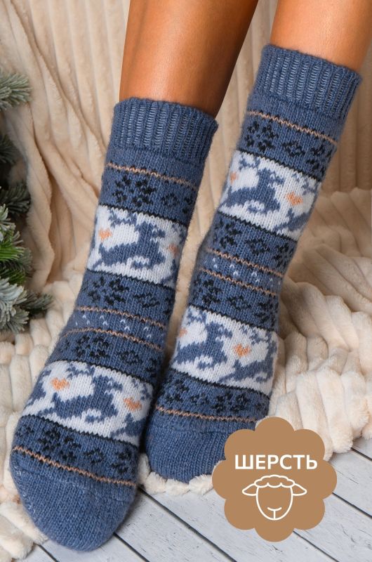 Women's woolen socks Happyfox