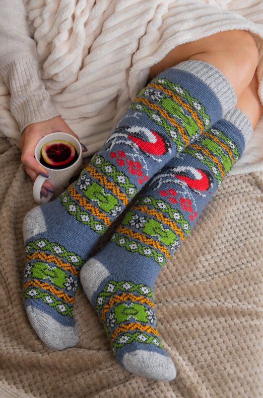 Women's woolen socks Happyfox