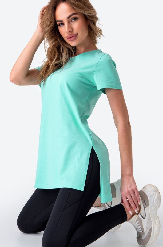 Long women's T-shirt with slits Happyfox