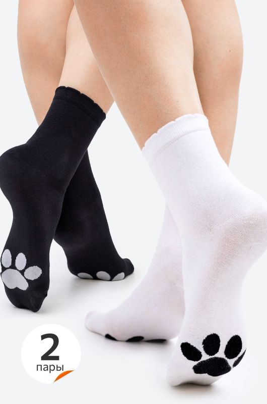 Set of women's socks 2 pairs Happyfox