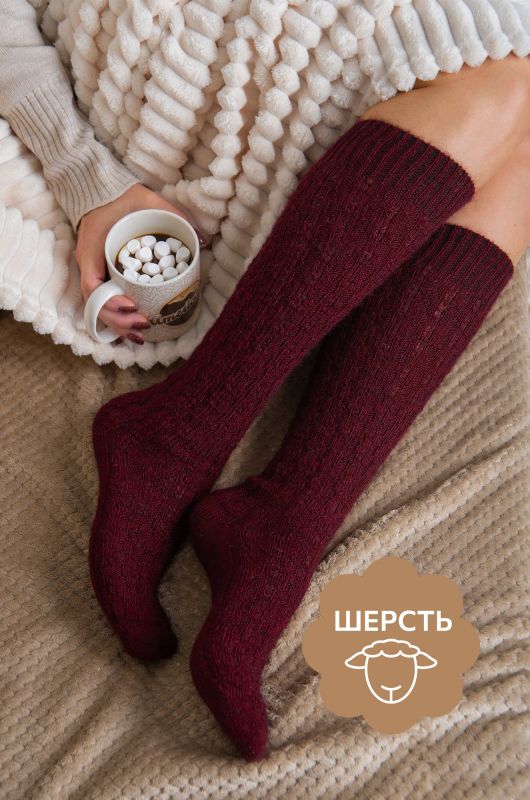 Women's woolen socks Happyfox