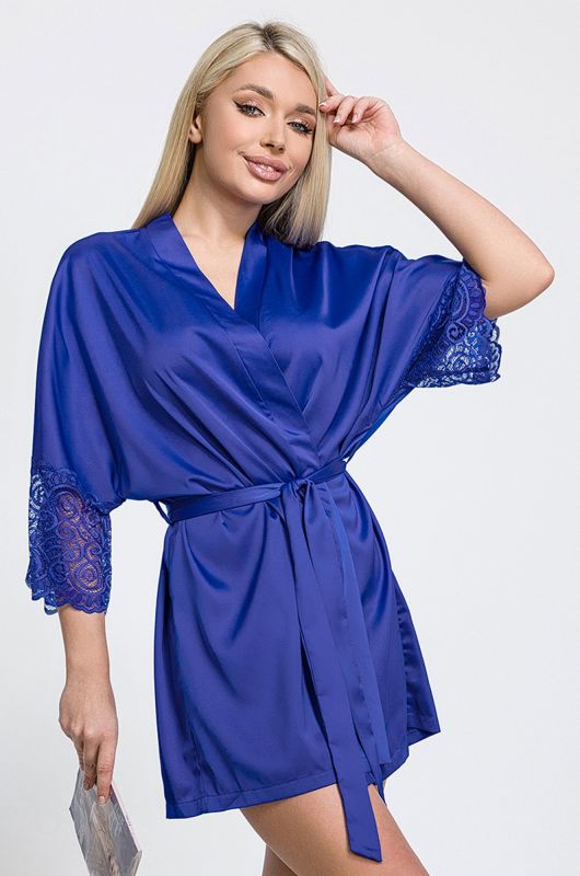 Women's silk robe Happyfox