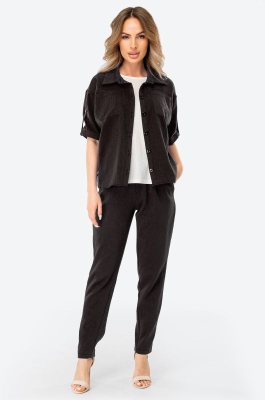 Women's linen three-piece suit Happyfox