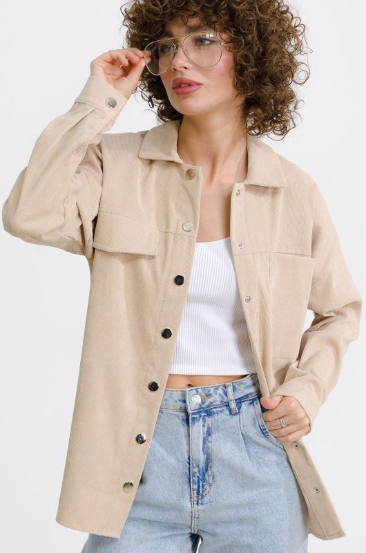 Women's corduroy shirt Happyfox