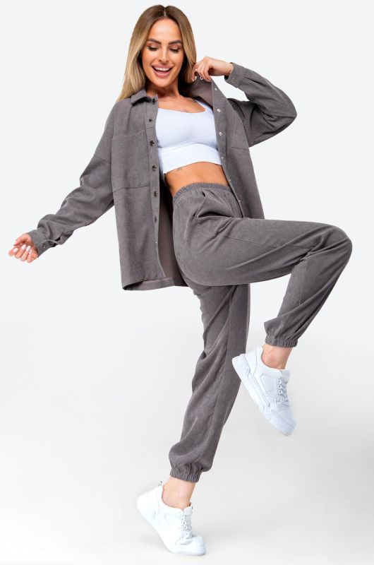 Women's corduroy suit Happyfox