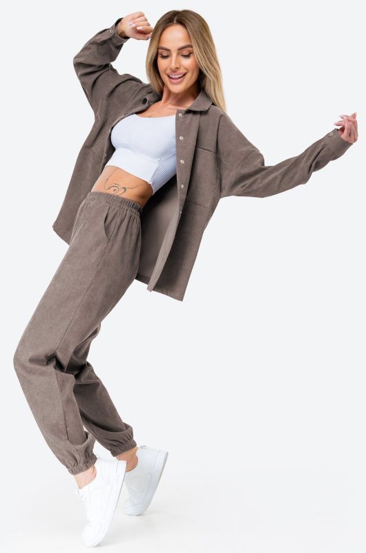 Women's corduroy suit Happyfox