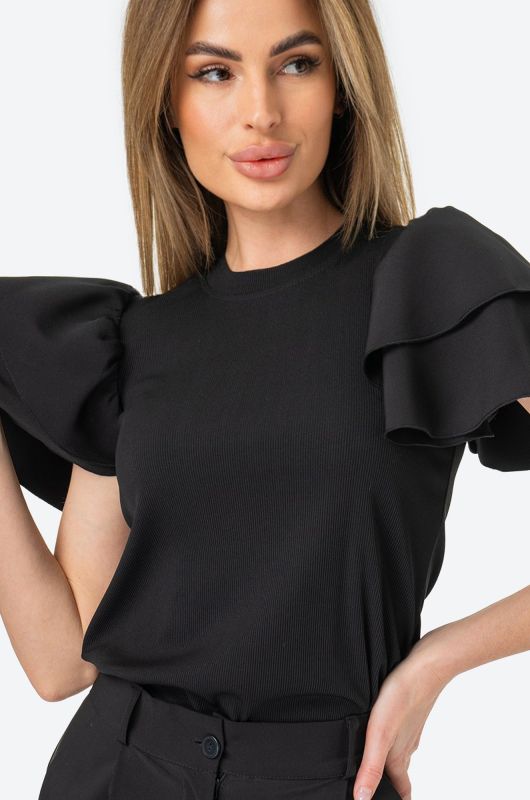 Women's short sleeve blouse Happyfox