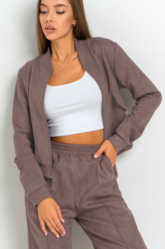 Women's eco-suede pantsuit Happyfox