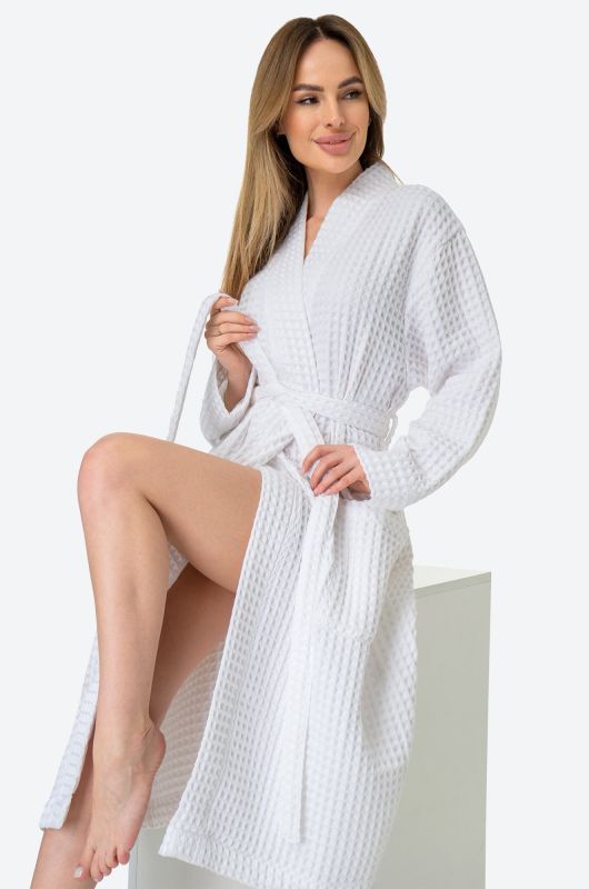 Boho waffle robe Happy Fox Home