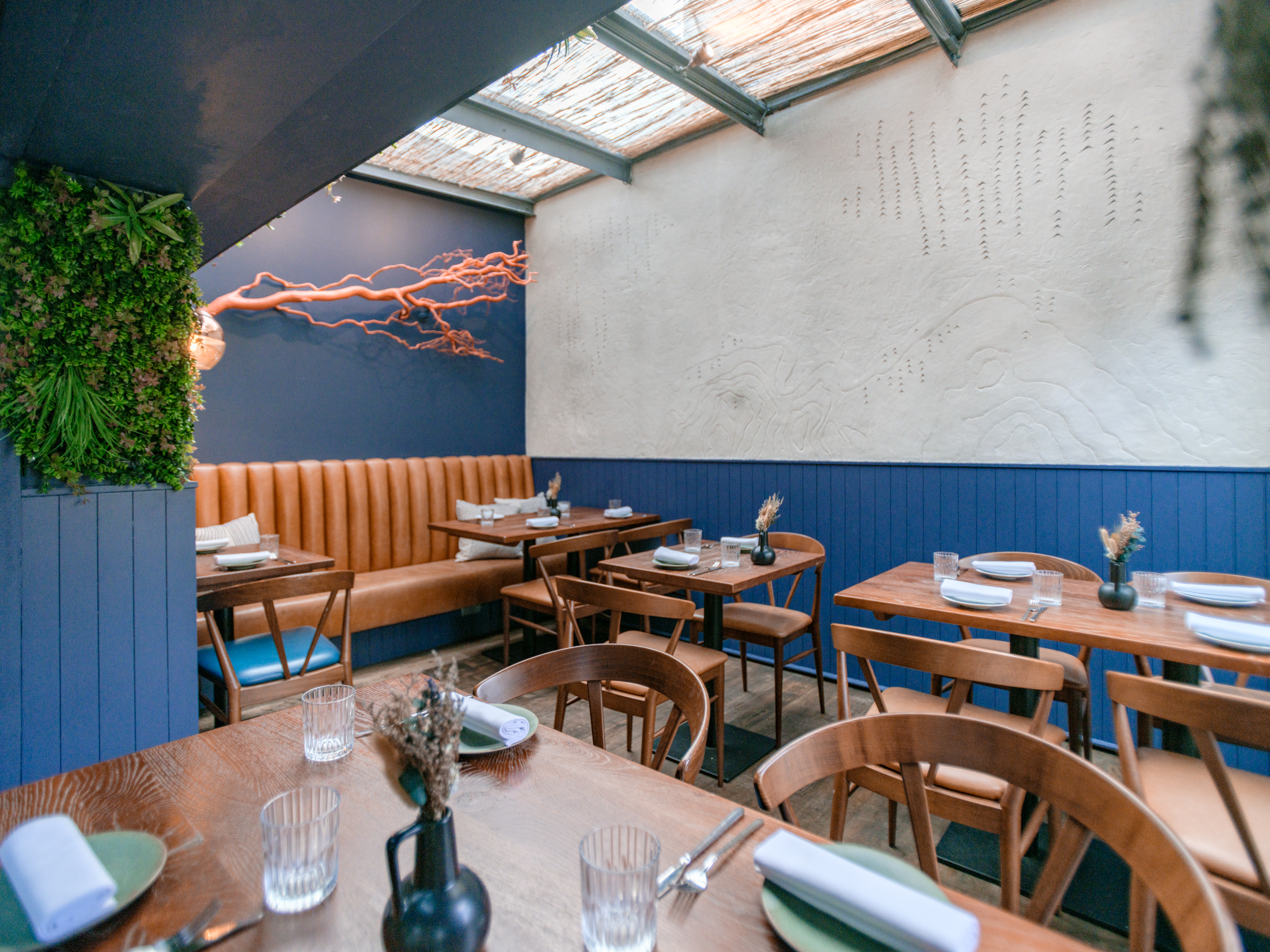 Interior view of Dune restaurant in St Andrews.