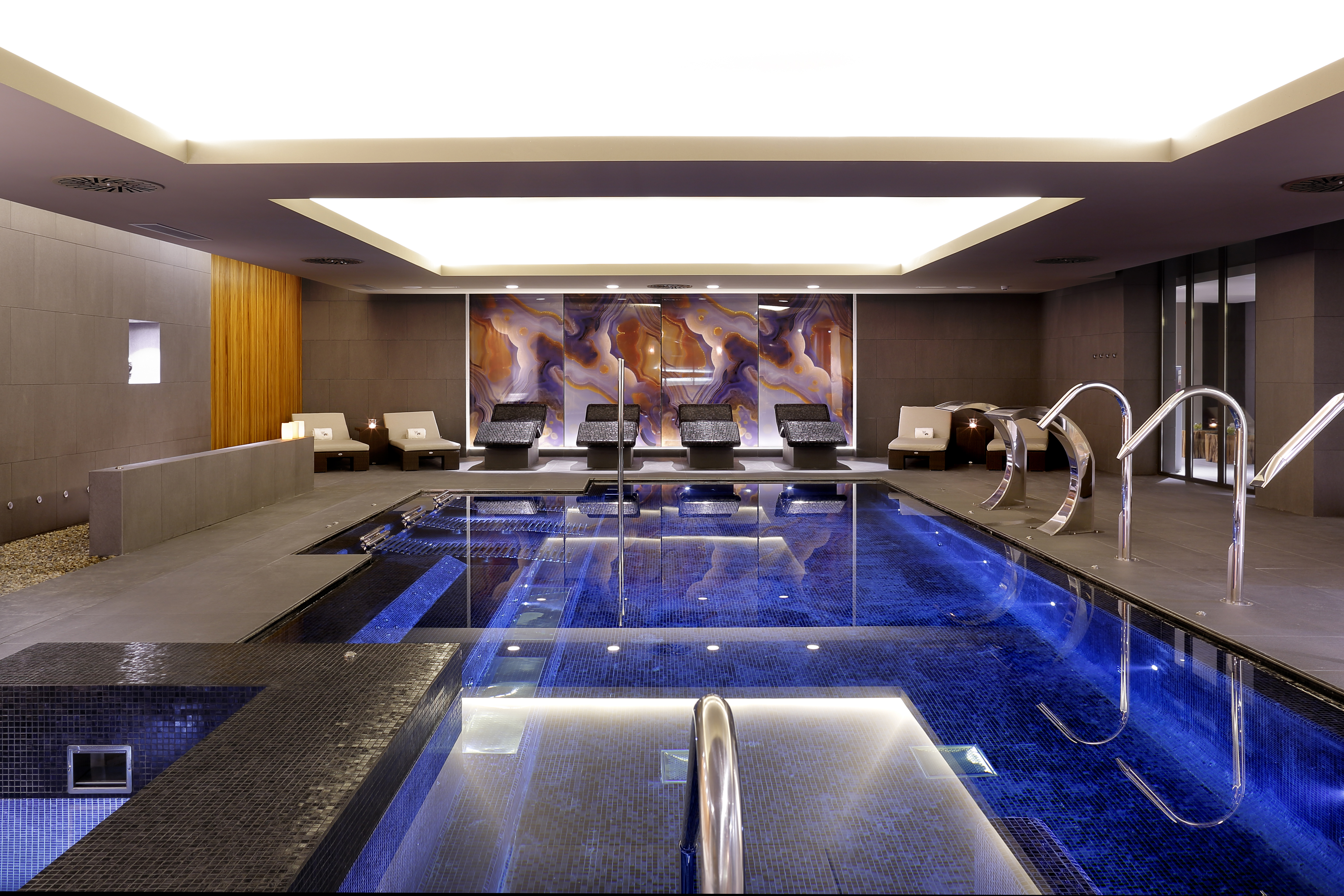 The spa pool at Intercontinental Barcelona hotel, Spain